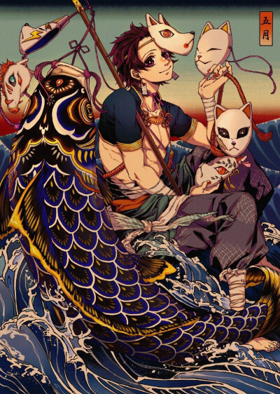 日本插画师 海月いまり 一组插画艺术
