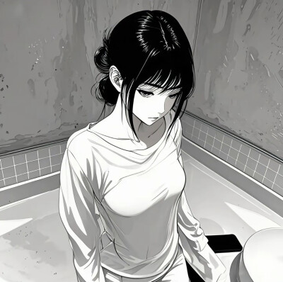 黑白女头