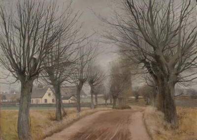 Laurits Andersen Ring (1854-1933)
劳里特斯·安徒生·雷
看到他的作品你是否跟我一样也会想起安德鲁.怀斯他是19-20世纪之交最重要的丹麦画家之一，他开创了象征主义和社会现实主义在丹麦的先河，被认为是丹麦文化…