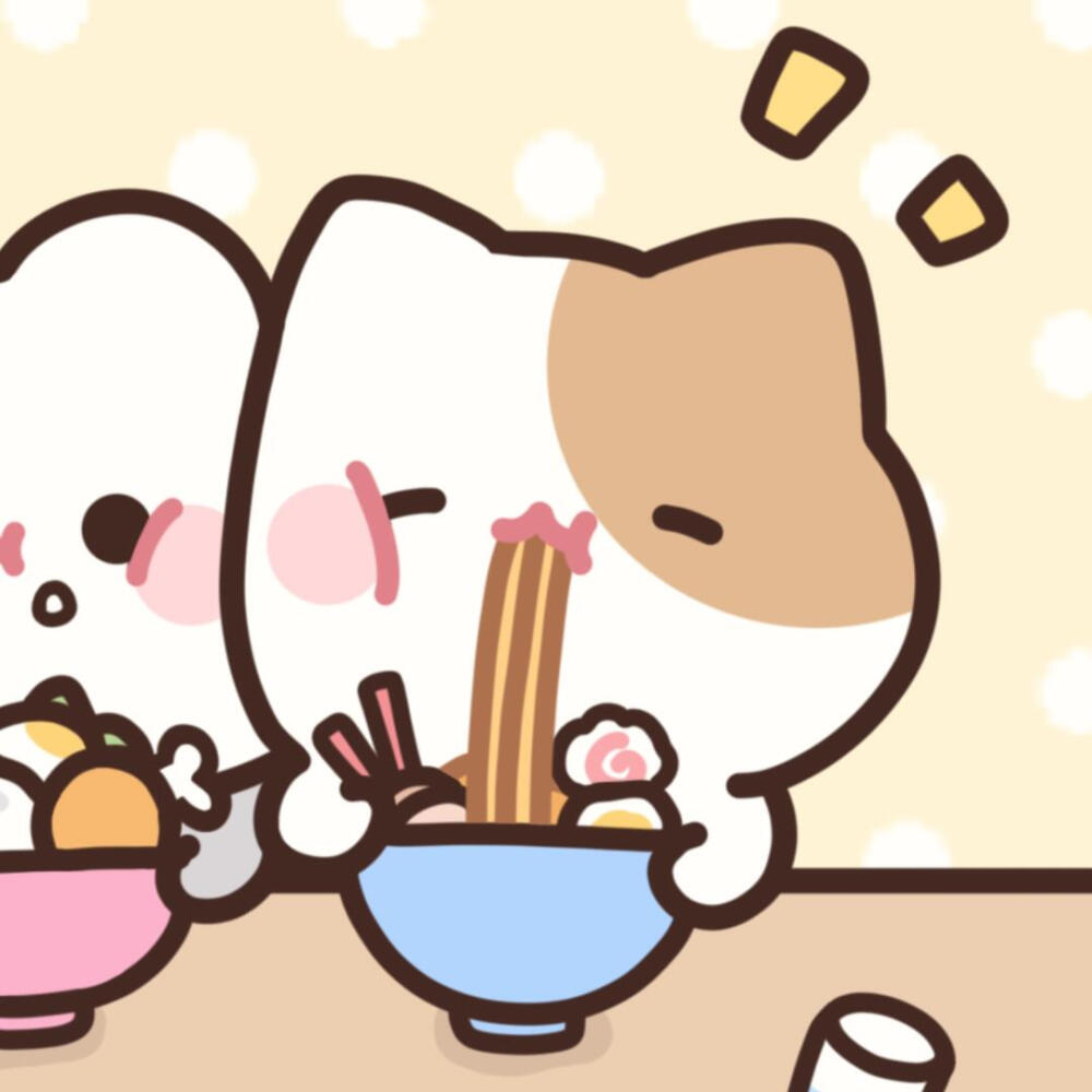 毛球牙牙卡通情头