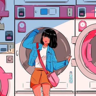 插画艺术家 Stephanie 一组插画艺术
