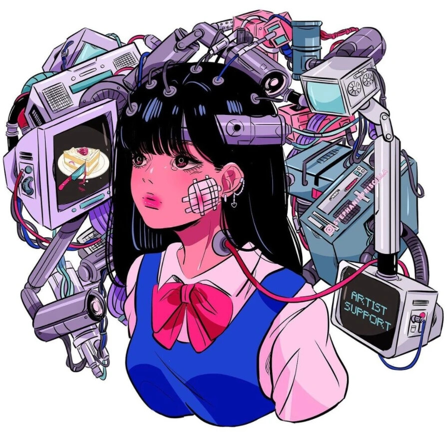 插画艺术家 Stephanie 一组插画艺术
