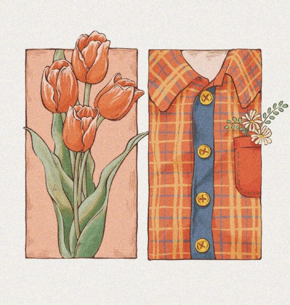 插画师 日菜乃 一组插画艺术
