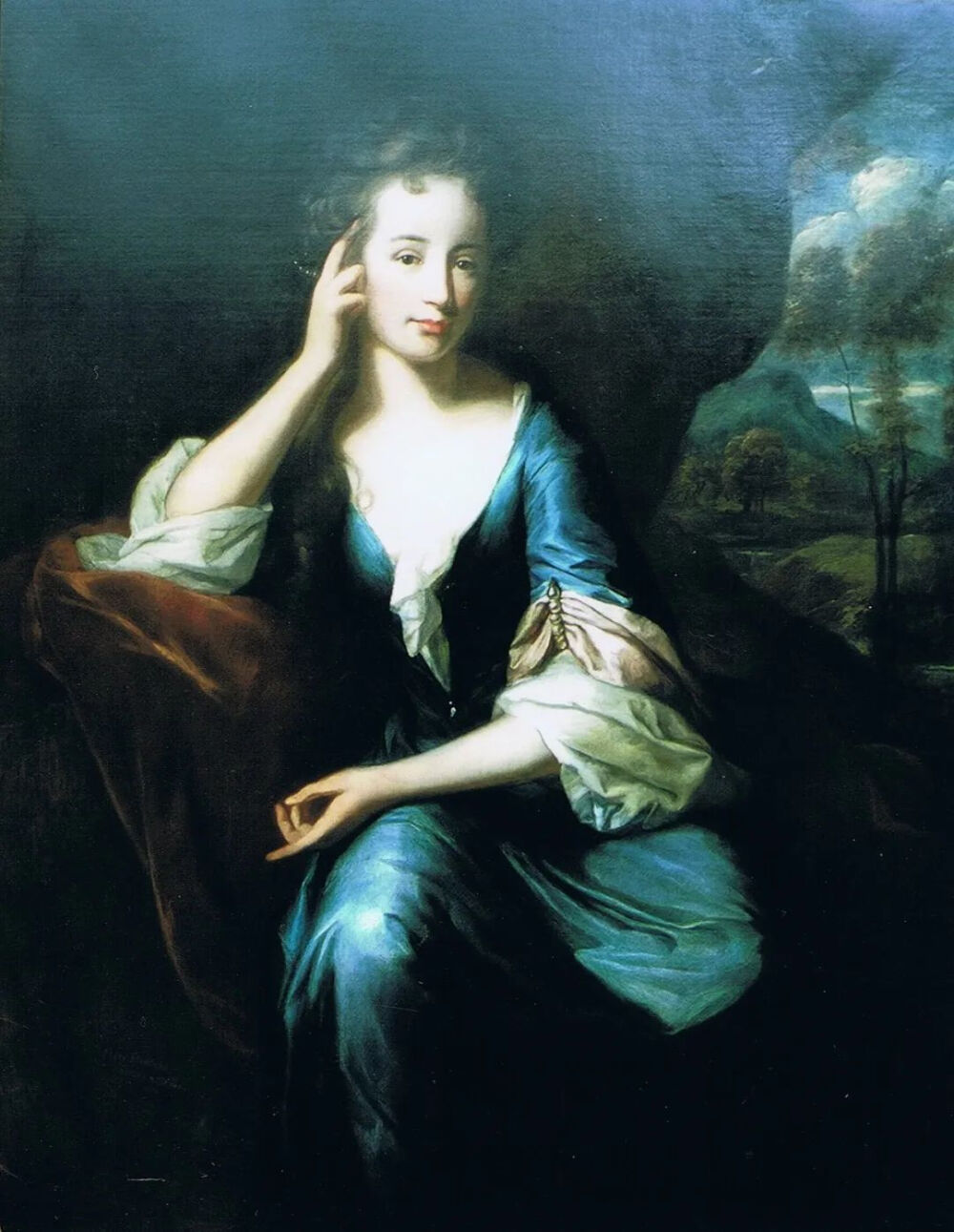 戈特弗里德·沙尔肯，《玛丽·斯坦霍普，后来的范恩子爵夫人》，1702