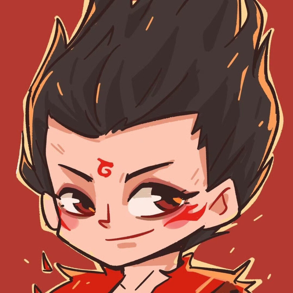 哪吒头像，图源水印，魔童闹海