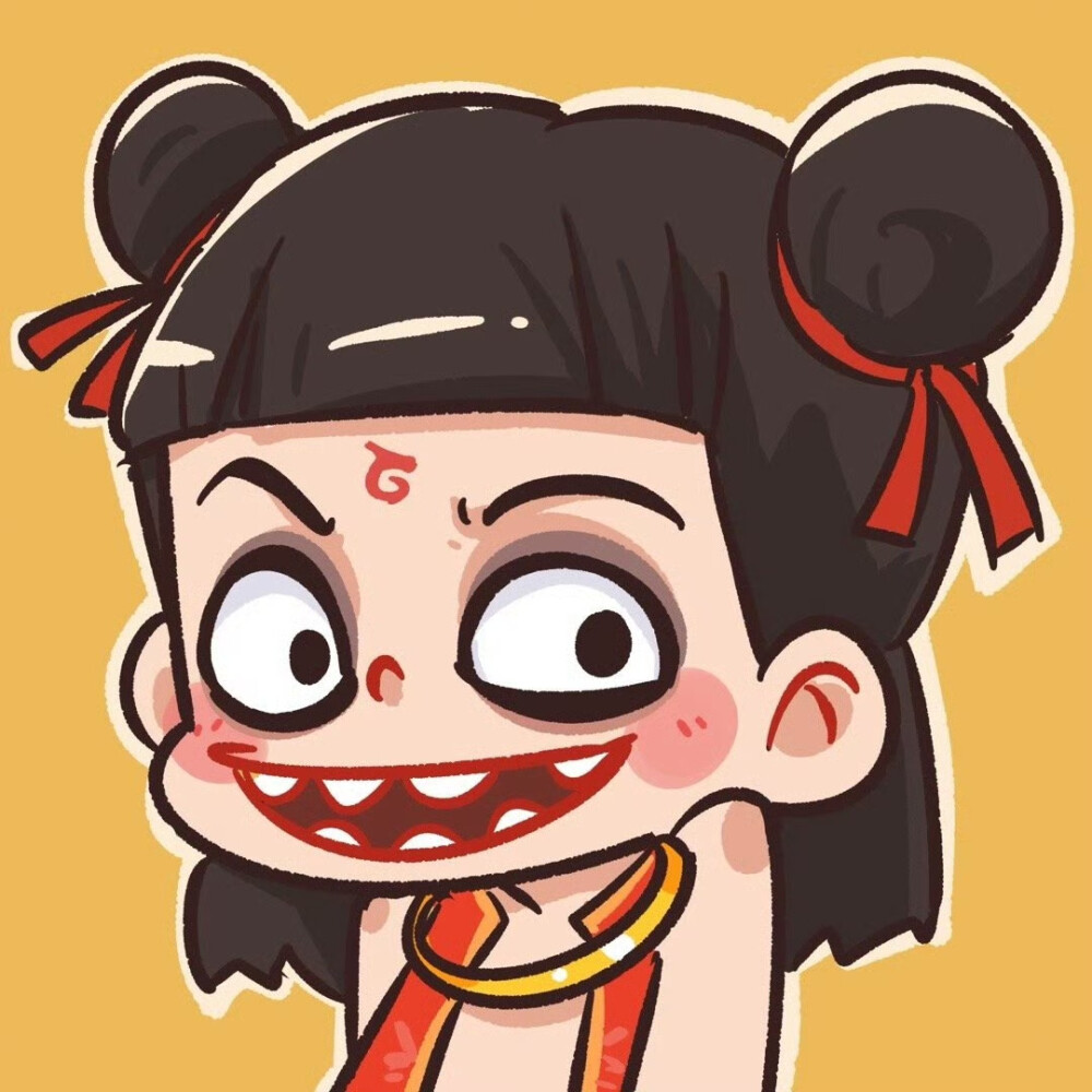 哪吒头像，图源水印，魔童闹海