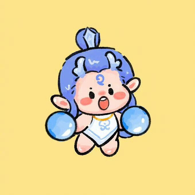 哪吒头像，图源水印，魔童闹海