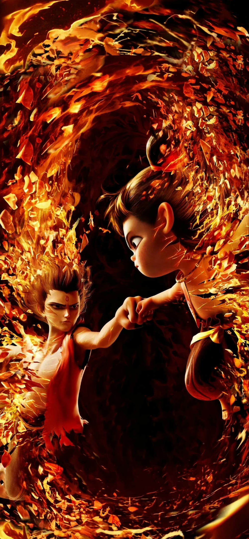 哪吒壁纸图源水印魔童闹海