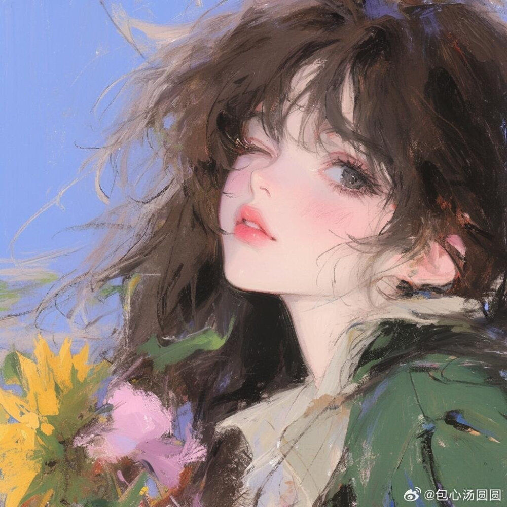 水墨油彩画