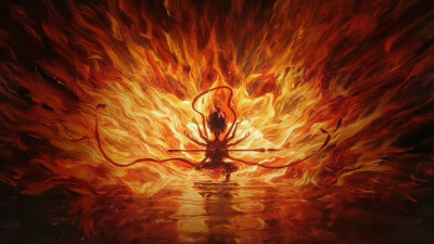 哪吒壁纸，图源水印，魔童闹海