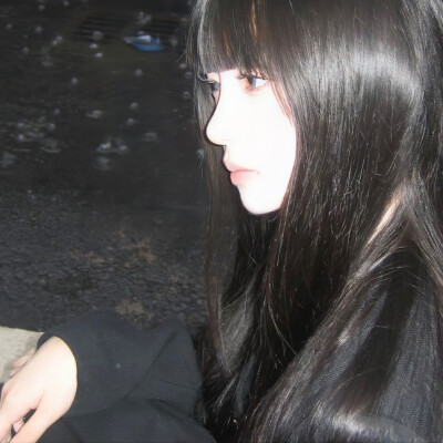 #黑白女头#真人#头像#女头#女生#女孩#女人