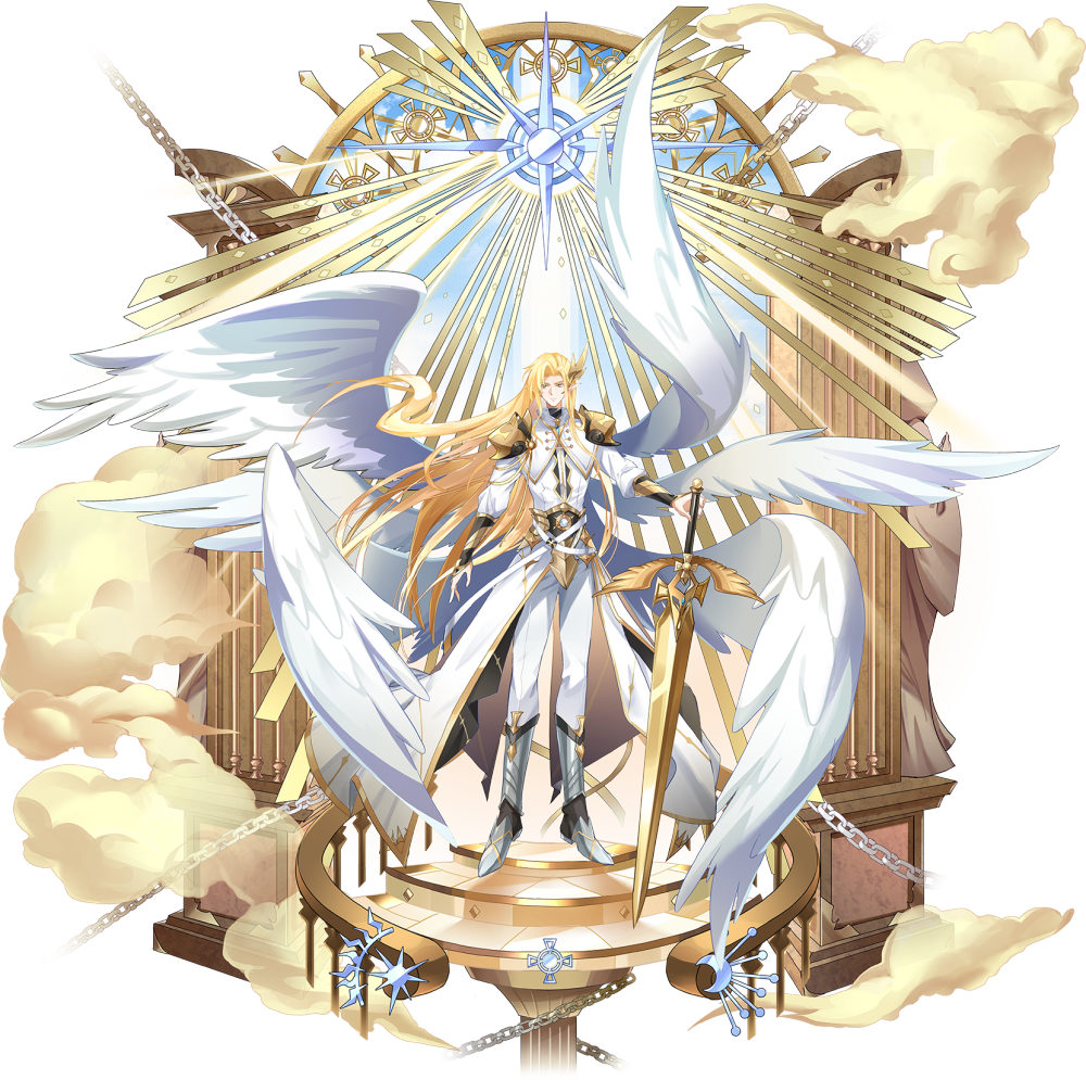 【 天国恩光 • 天使王 】
天国的光辉将降临于人世，无论贫富，无论贵贱，无论年岁，光辉赐予每一个渴望祝福之人。