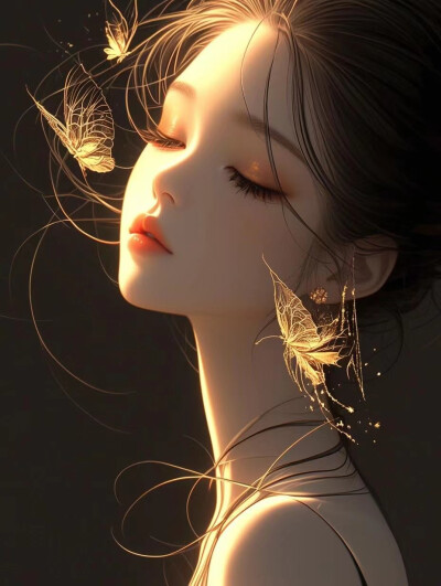 蝶之美，光之女