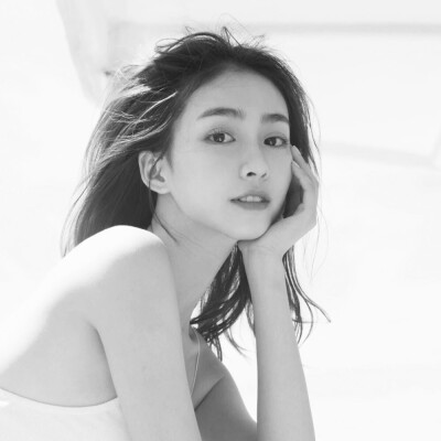 #黑白女头#真人#头像#女头#女生#女孩#女人