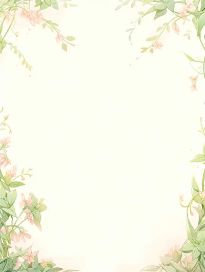 小清新信纸