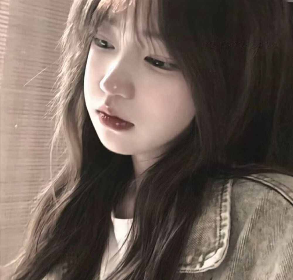 黑白女头真人头像女头女生女孩女人