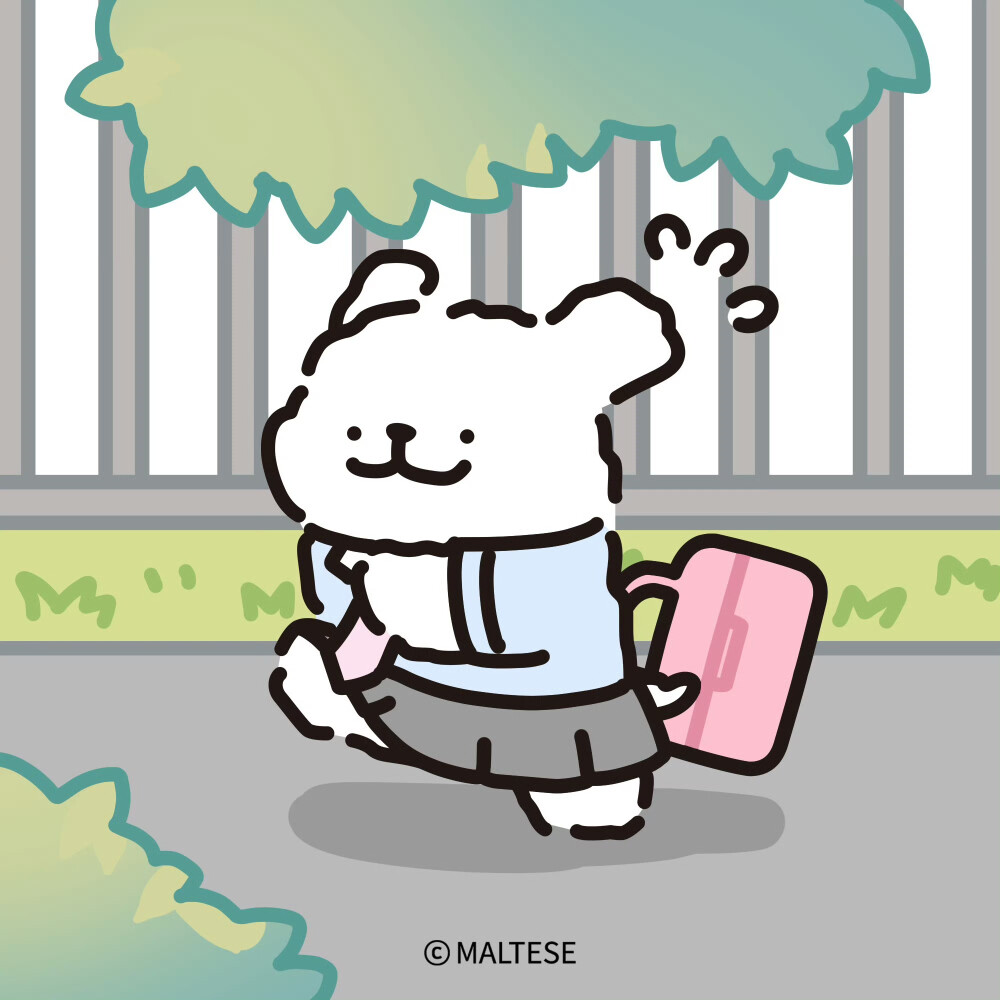 跟着小狗回学校