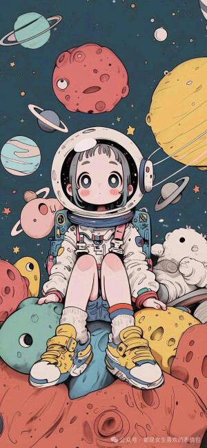 手机壁纸 插画