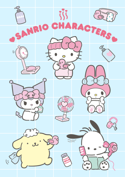 『三丽鸥sanrio』サンリオキャラクターズ バスタイム