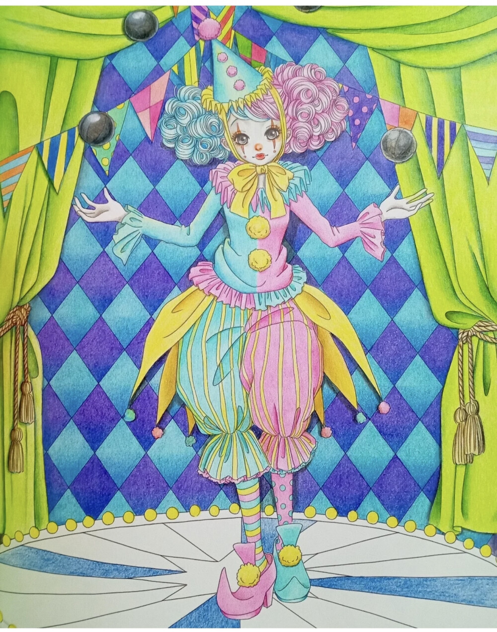 涂色