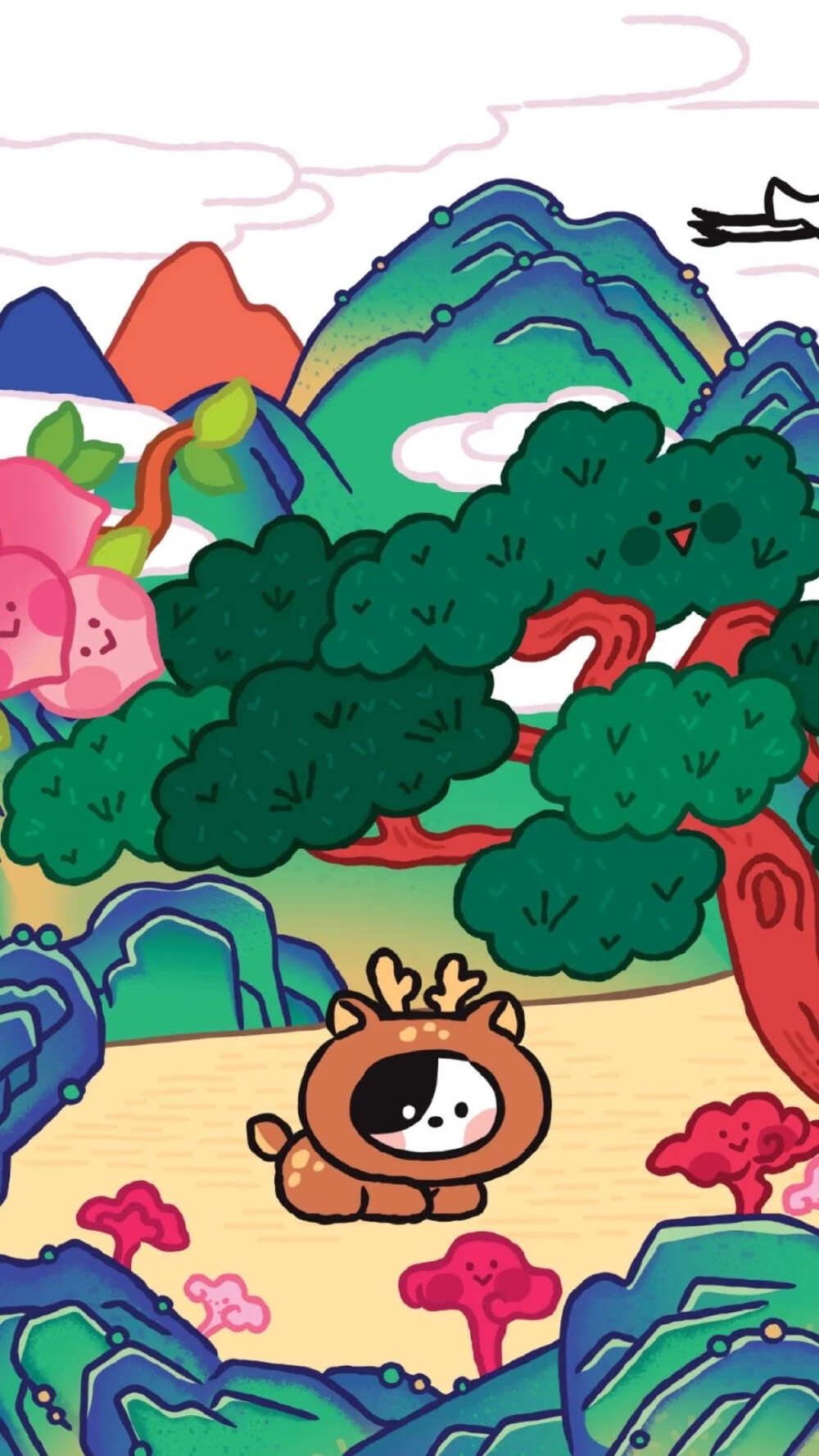 minini line 壁纸
