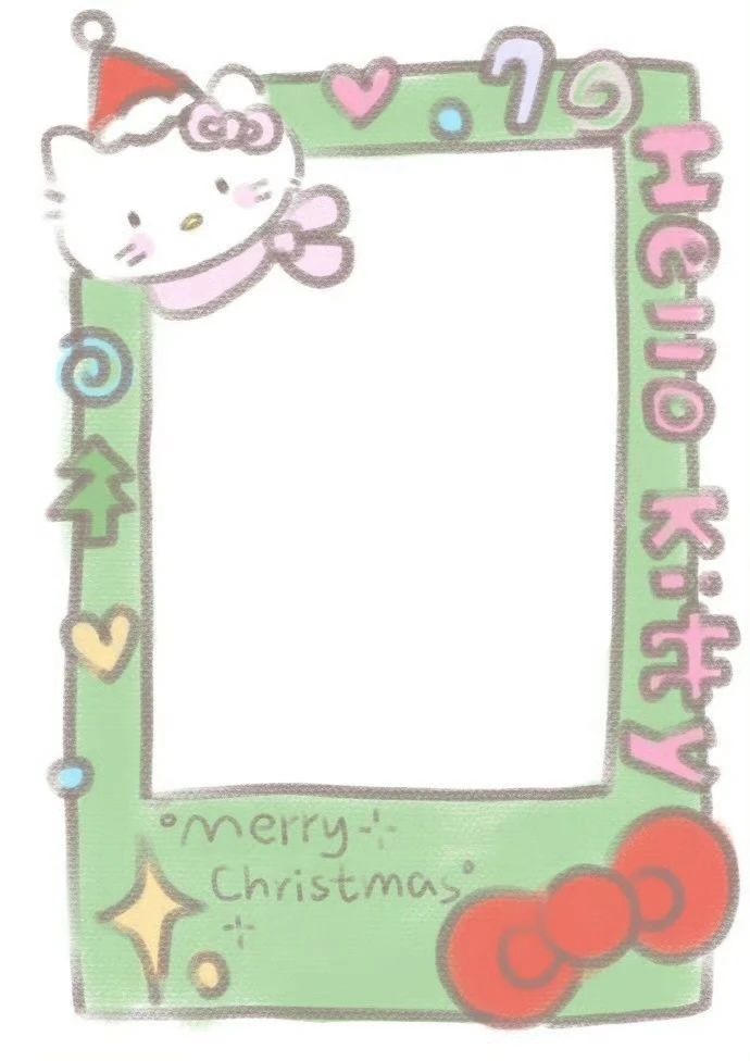 Hello kitty相框素材