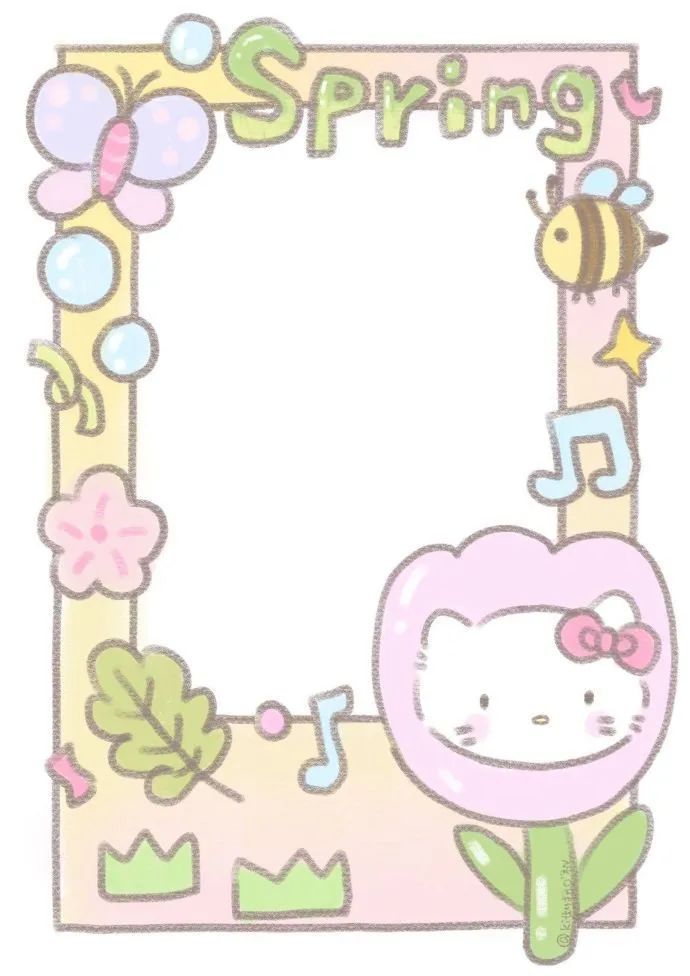 Hello kitty相框素材