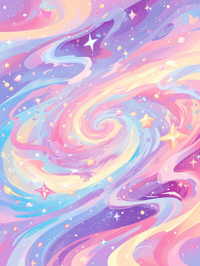 梦幻星空漩涡