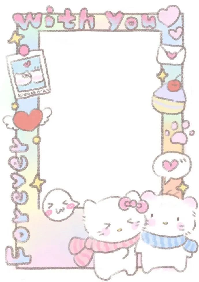 Hello kitty相框素材