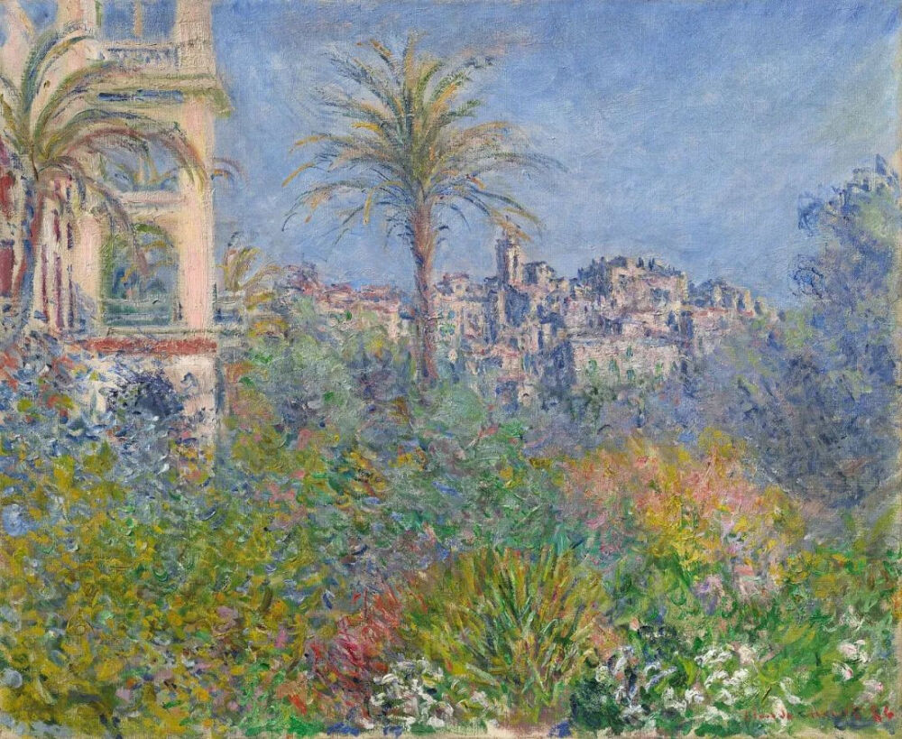  Claude Monet：博尔迪盖拉别墅，1884年，德国巴贝里尼博物馆