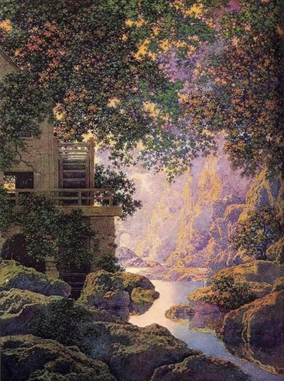 马克斯菲尔德·帕里什 (Maxfield Parrish，1870 年 7 月 25 日 - 1966 年 3 月 30 日) 是一位活跃于 20 世纪上半叶的美国画家和插画家。他以独特的饱和色调和理想化的新古典主义意象而闻名。
