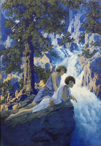 马克斯菲尔德·帕里什 (Maxfield Parrish，1870 年 7 月 25 日 - 1966 年 3 月 30 日) 是一位活跃于 20 世纪上半叶的美国画家和插画家。他以独特的饱和色调和理想化的新古典主义意象而闻名。
