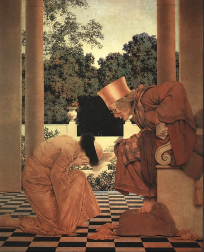 马克斯菲尔德·帕里什 (Maxfield Parrish，1870 年 7 月 25 日 - 1966 年 3 月 30 日) 是一位活跃于 20 世纪上半叶的美国画家和插画家。他以独特的饱和色调和理想化的新古典主义意象而闻名。
