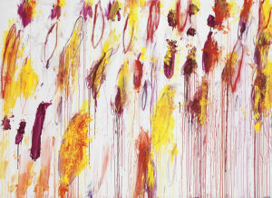 Lepanto IV,2001,Acrylic,

wax crayon and graphite on canvas,214x293.4cm

