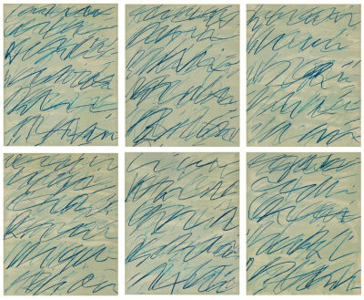 Roman Notes,1970,Offset lithograph on paper,in six parts