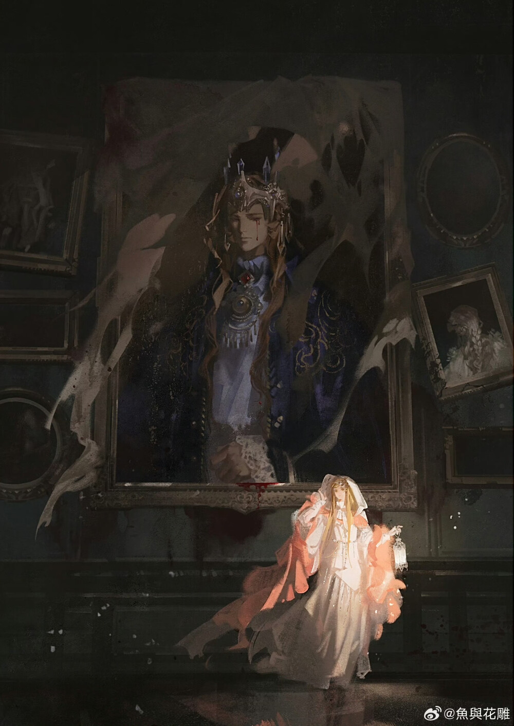 插画 画师 花雕老吴