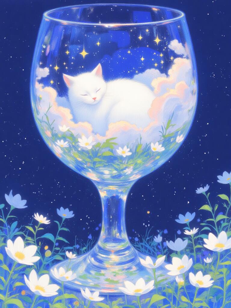 杯子里的猫花园