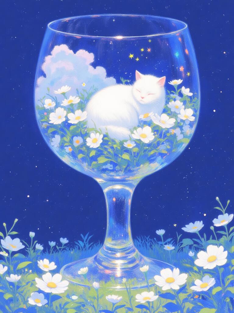 杯子里的猫花园