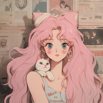 美少女卡通头像