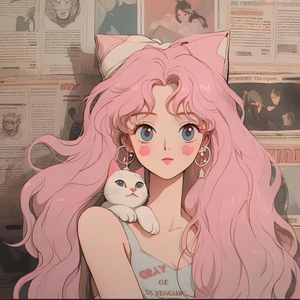 美少女卡通头像