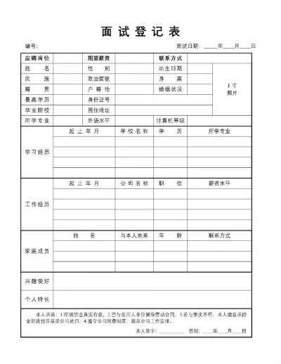 表