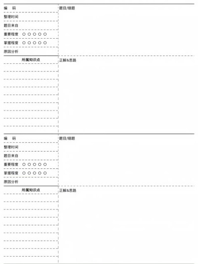 表