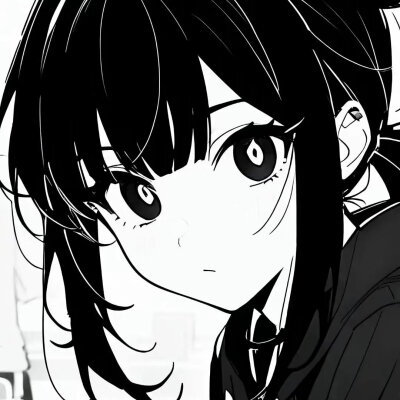 黑白女头