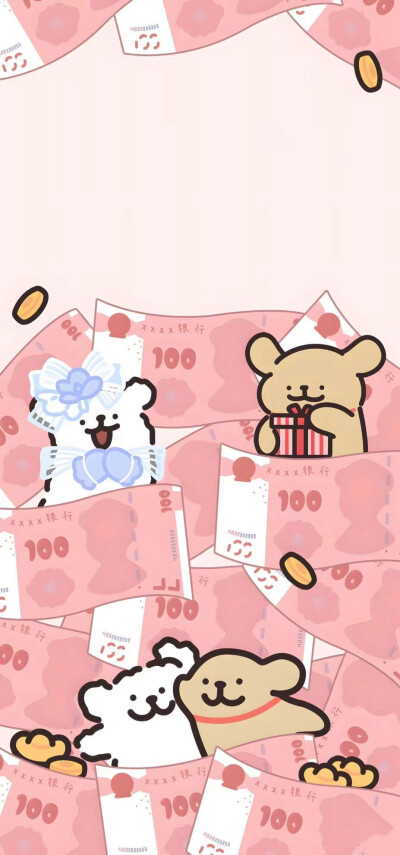 线条小狗和黄油小熊【我是搬运工】