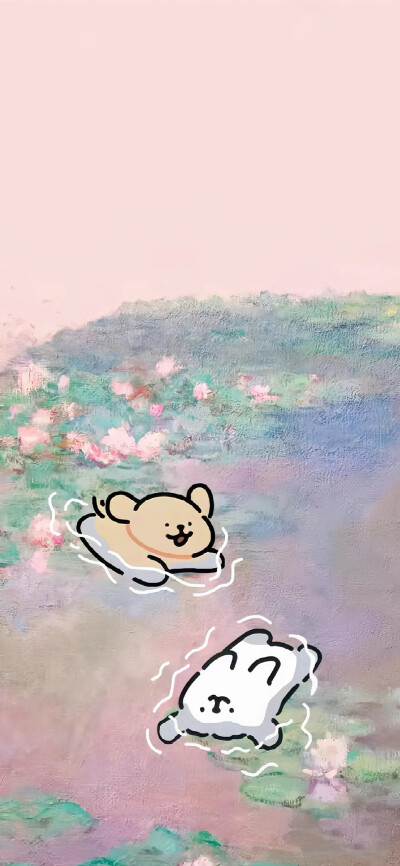 线条小狗和黄油小熊【我是搬运工】