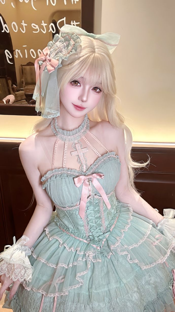 十字姬新色是尊嘟好看啊，搭配腰封显瘦绝绝子