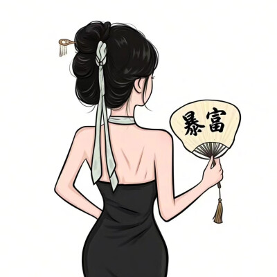 暴富女头