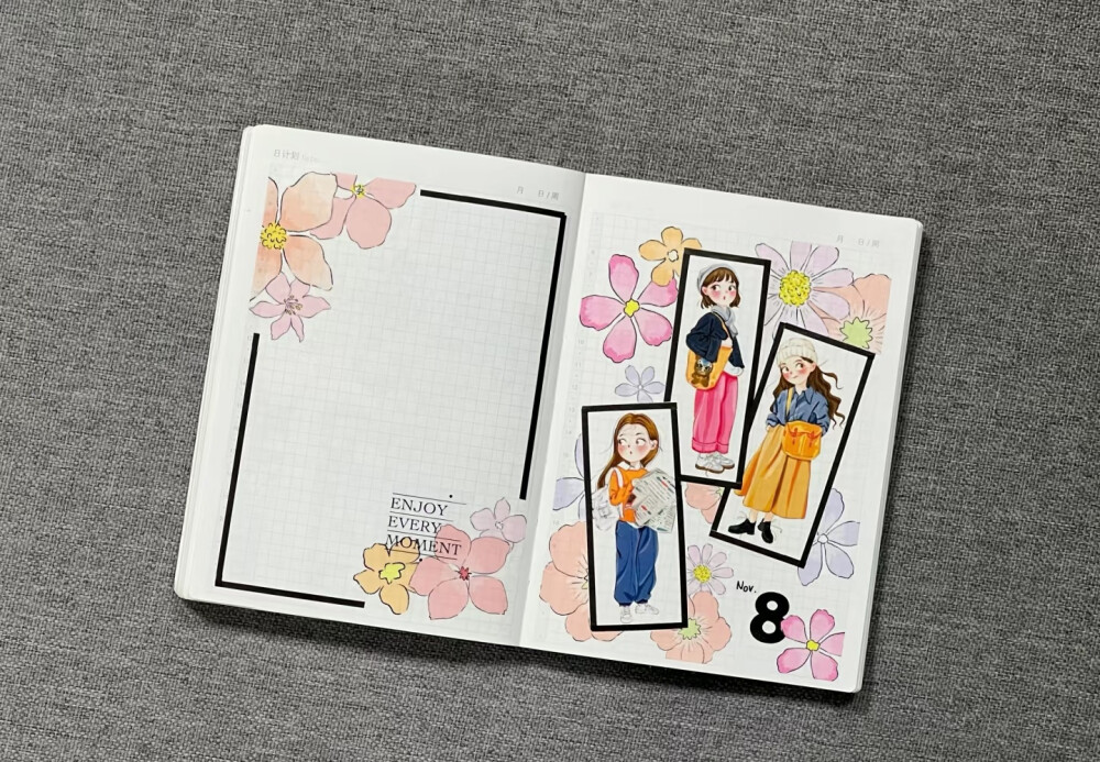 今日份手帐排版分享
by：超爱吃虾