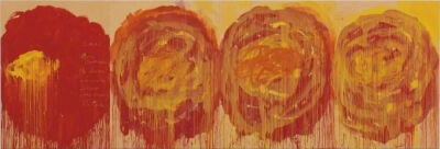 Untitled(Roses),2008,Acrylic,chalk on wood(4 pcs),252.5×185.2×1.1cm