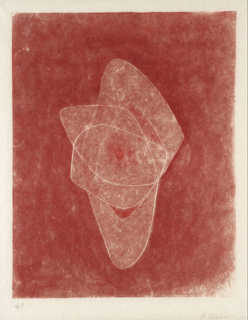 瑙姆·加博（Naum Gabo，1890-1977年），是一位俄罗斯裔美国雕塑家和理论家，对二十世纪雕塑的发展产生了深远影响。他的作品不仅融合了几何抽象与小型浮雕，还借鉴了建筑和纪念性公共雕塑的形式。瑙姆·加博的作品材料新颖，包括尼龙、金属丝、有机玻璃以及玻璃和金属。